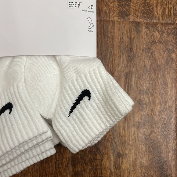 Nike Everyday Ankle Cotton Cushioned Socks 6 Pack - Picture 5 of 17